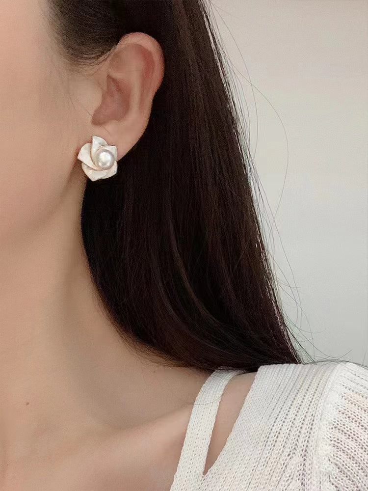 AAA1004 Freshwater pearl earrings for festival party daily with verification Mather's day Christmas day Valentine's Day Gift