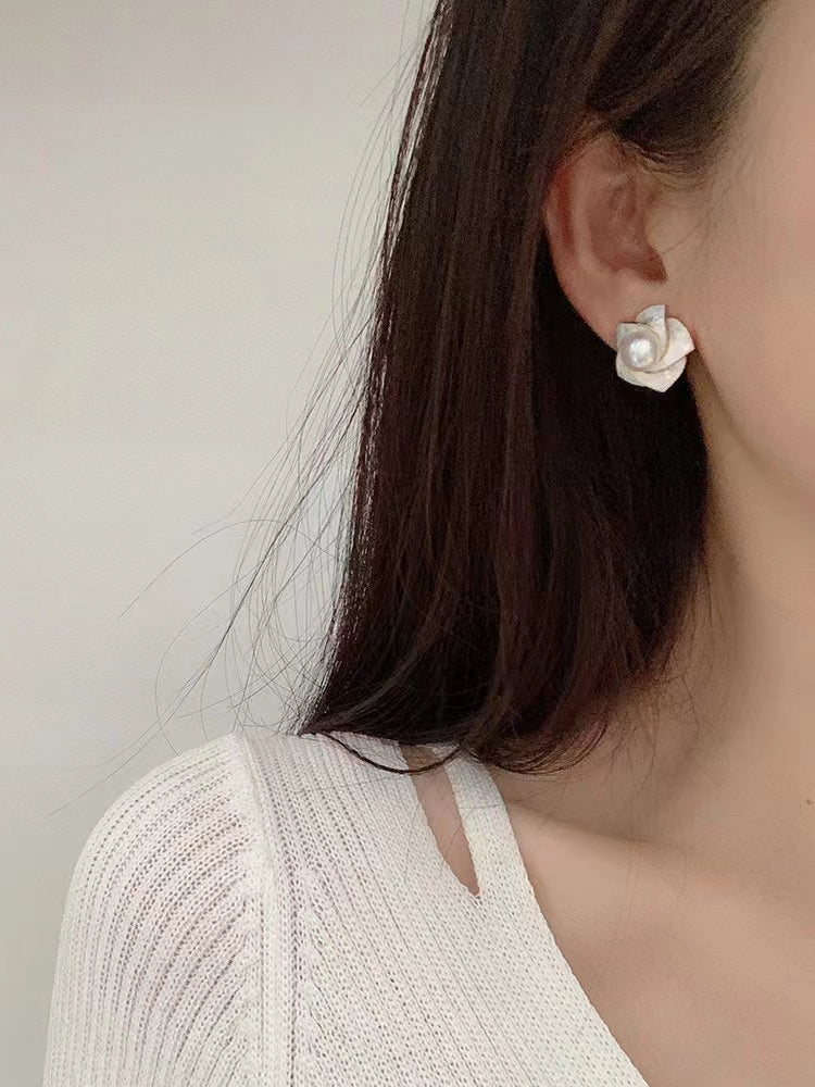 AAA1004 Freshwater pearl earrings for festival party daily with verification Mather's day Christmas day Valentine's Day Gift