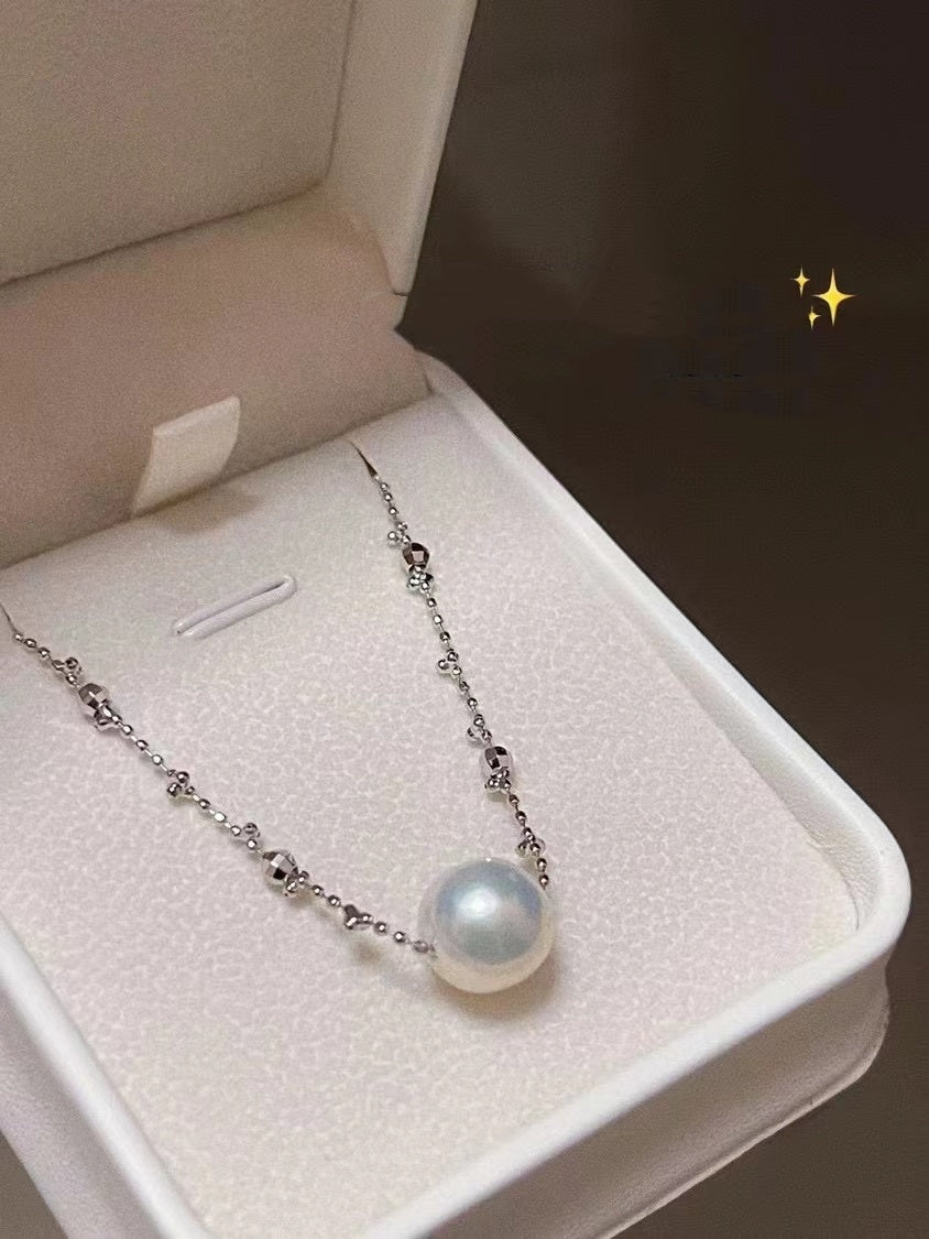 AAA2707 Freshwater Pearl Necklace for women Love Heart festival party daily with verification Mather's day Christmas day Valentine's Day Gift