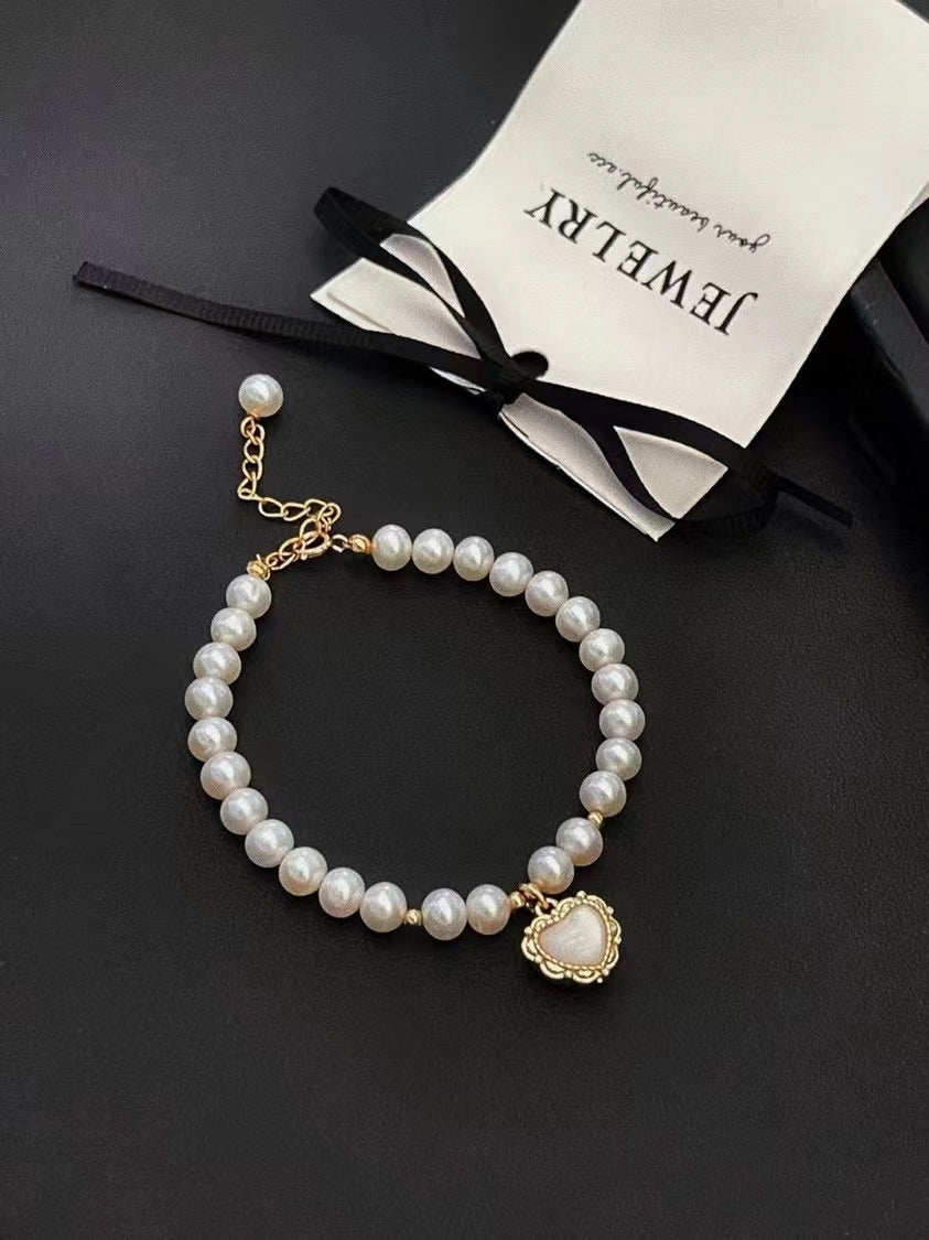 AAA1003 Freshwater pearl bracelet  for festival party daily with verification Mather's day Christmas day Valentine's Day Gift