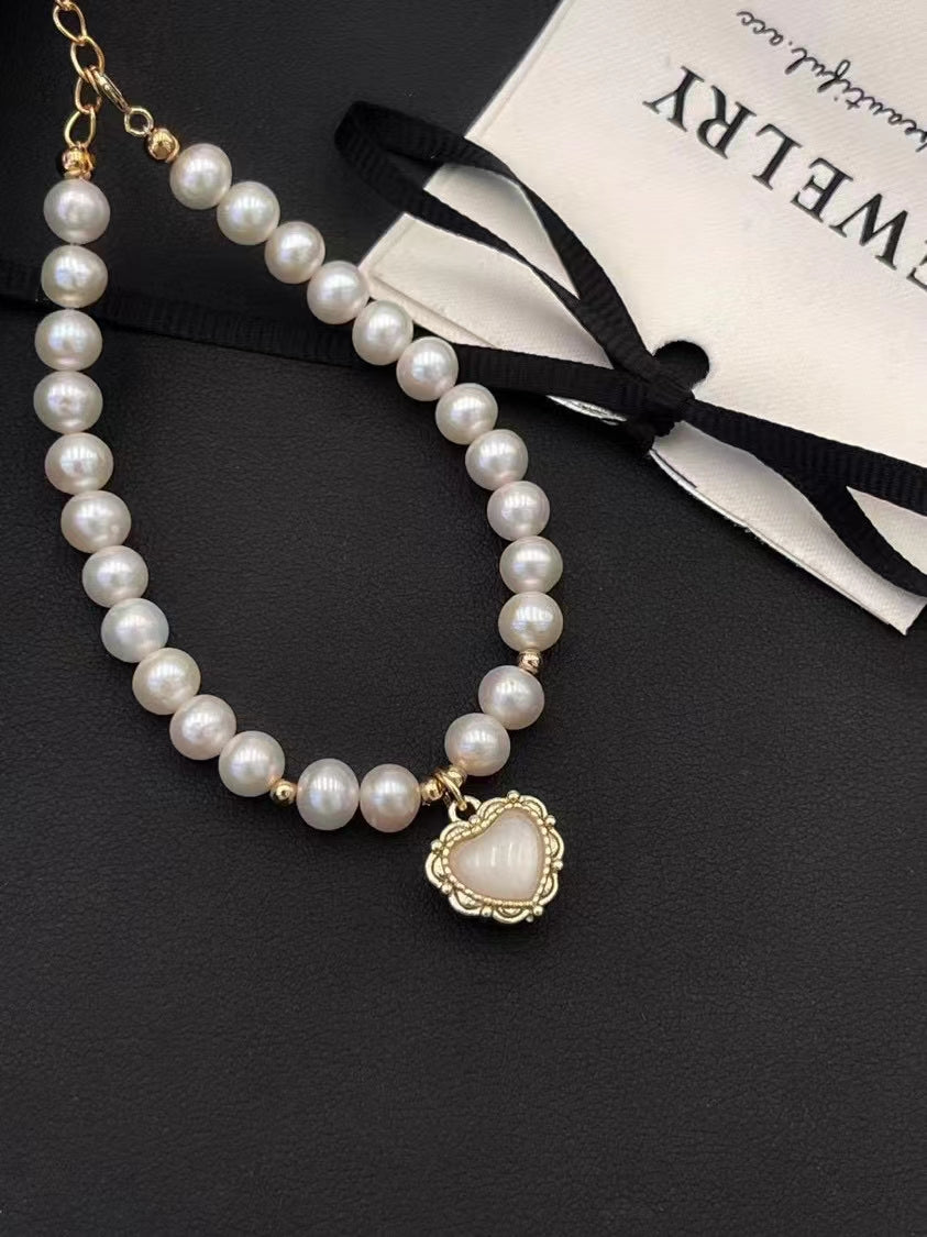 AAA1003 Freshwater pearl bracelet  for festival party daily with verification Mather's day Christmas day Valentine's Day Gift