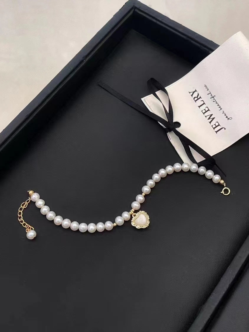 AAA1003 Freshwater pearl bracelet  for festival party daily with verification Mather's day Christmas day Valentine's Day Gift