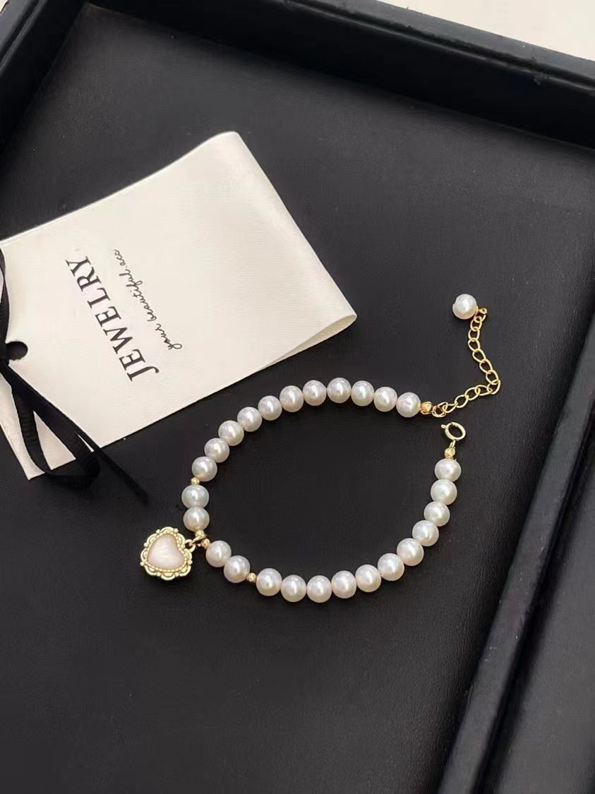 AAA1003 Freshwater pearl bracelet  for festival party daily with verification Mather's day Christmas day Valentine's Day Gift