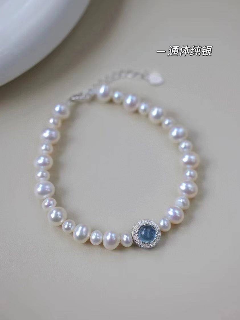 AAA1003 Freshwater pearl bracelet  for festival party daily with verification Mather's day Christmas day Valentine's Day Gift