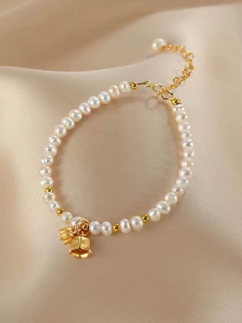 AAA1003 Freshwater pearl bracelet  for festival party daily with verification Mather's day Christmas day Valentine's Day Gift