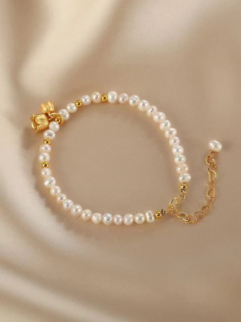 AAA1003 Freshwater pearl bracelet  for festival party daily with verification Mather's day Christmas day Valentine's Day Gift