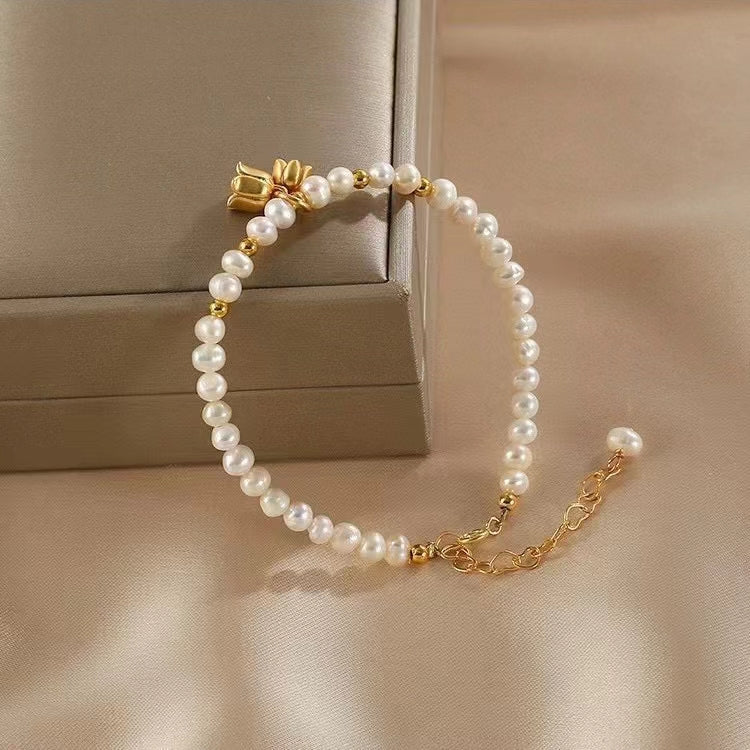 AAA1003 Freshwater pearl bracelet  for festival party daily with verification Mather's day Christmas day Valentine's Day Gift