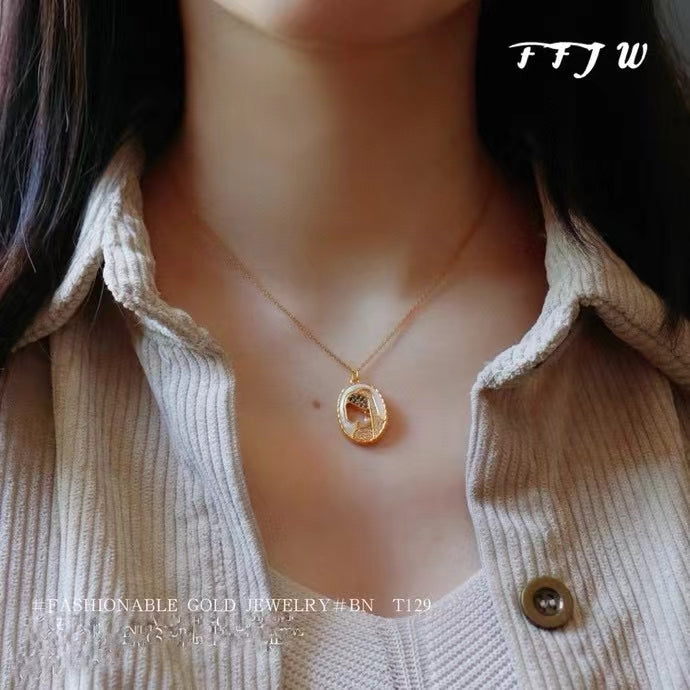 AAA2709 Freshwater Pearl  Necklace for women girl wearing pearl earrings festival party daily with verification Mather's day Christmas day Valentine's Day Gift