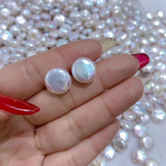 AAA2435 Freshwater Pearl Baroque Stud Earrings for festival party daily with verification Mather's day Christmas day Valentine's Day Gift